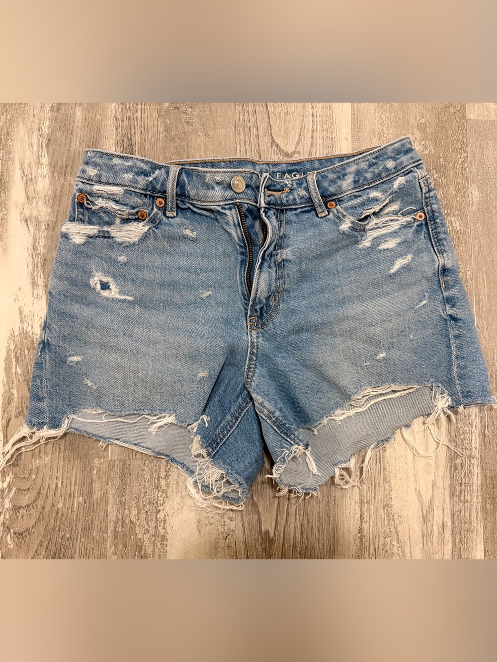 AE 3" Strigid Super High-Waisted Relaxed Denim Short